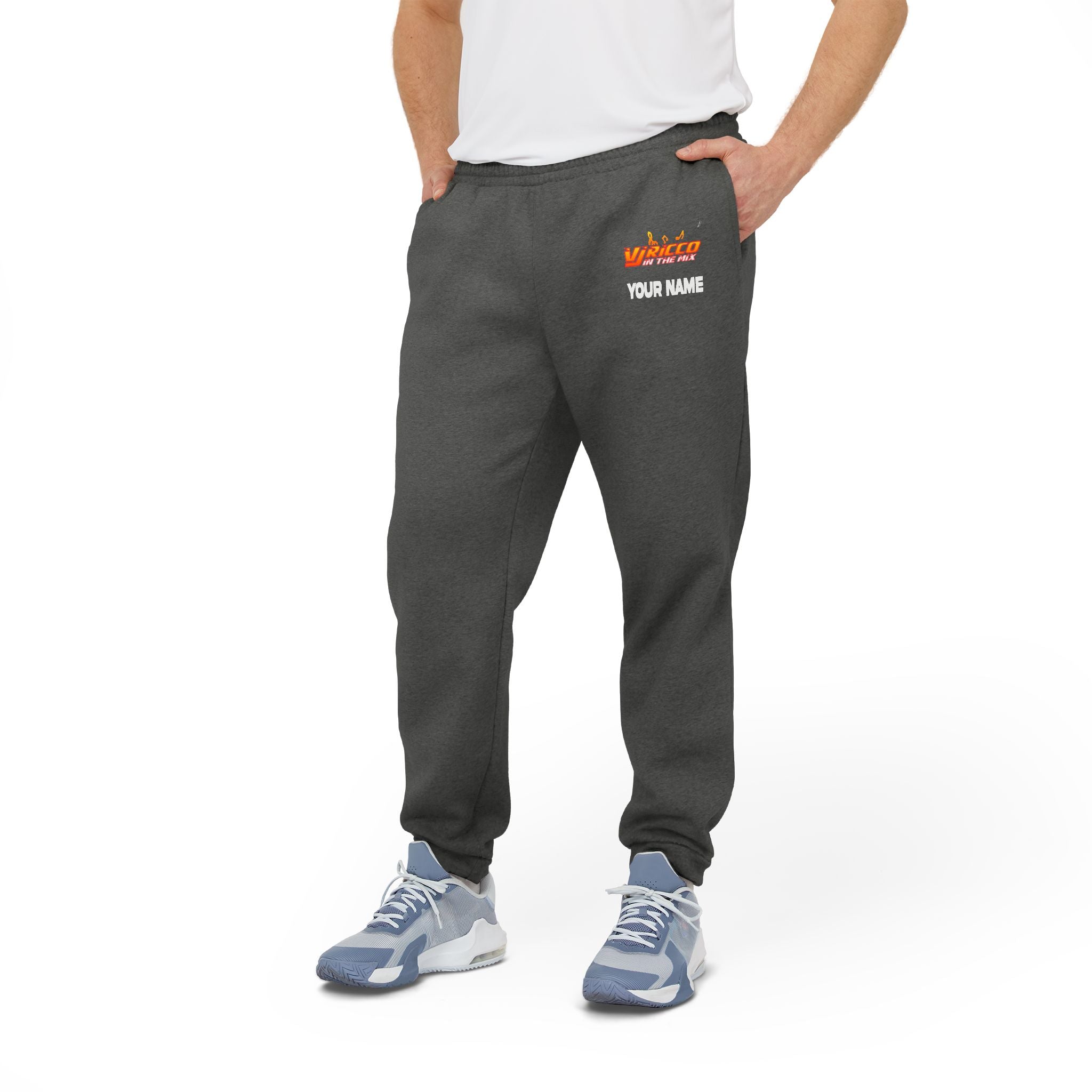 "VJ Ricco"π€ Personalized Adidas Fleece Joggers β Custom Comfort, Street-Ready Style